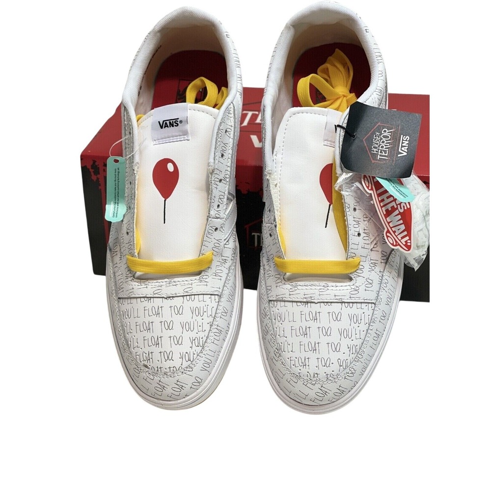 Vans Sneakers House of Terror IT Lowland Pennywise You'll Float Too Women 7 New